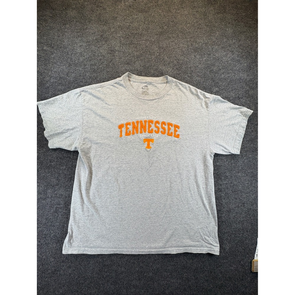 Colosseum Tennessee Volunteers T-Shirt Mens XL Gray Short Sleeve NCAA Power T